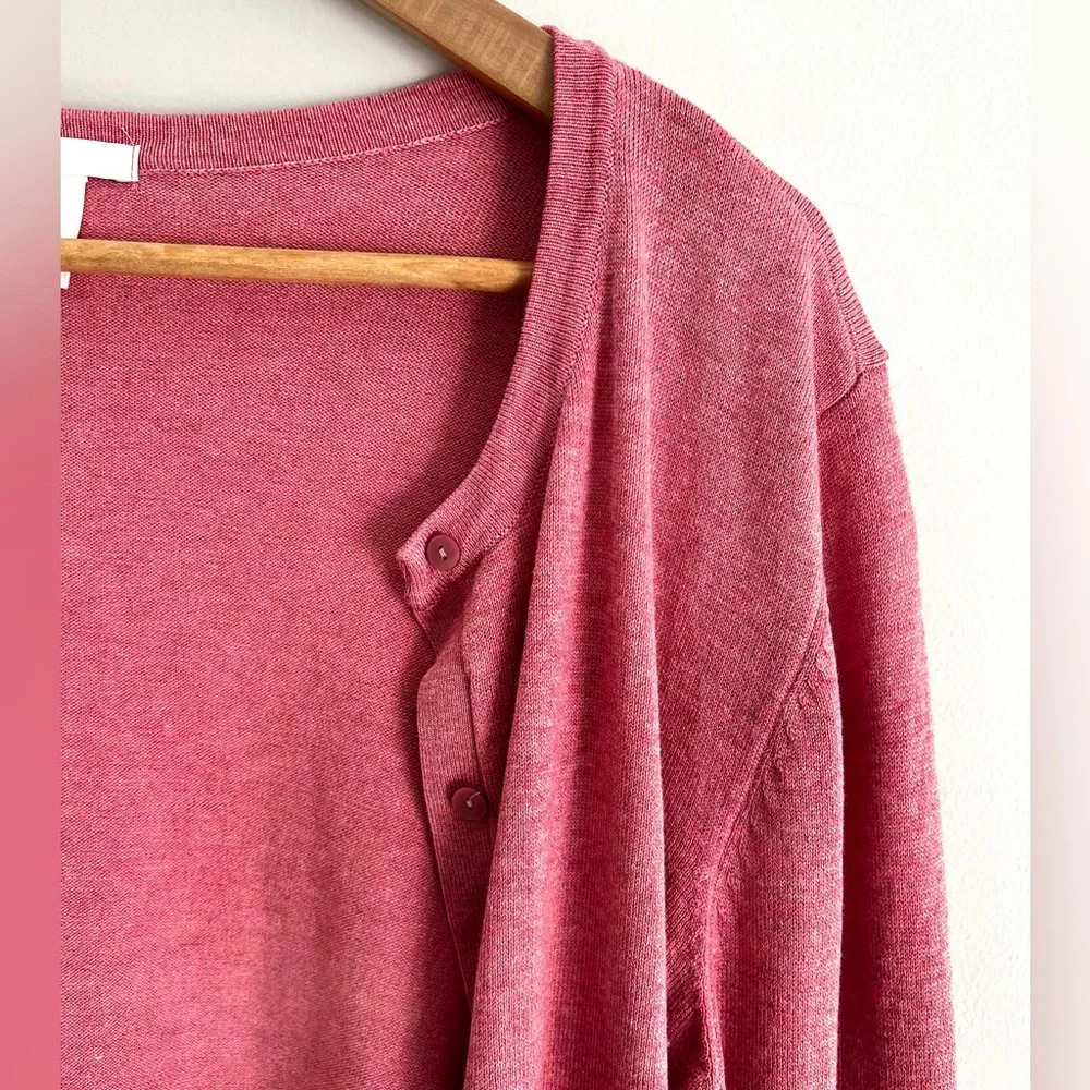 H&M Basic pink cardigan size M